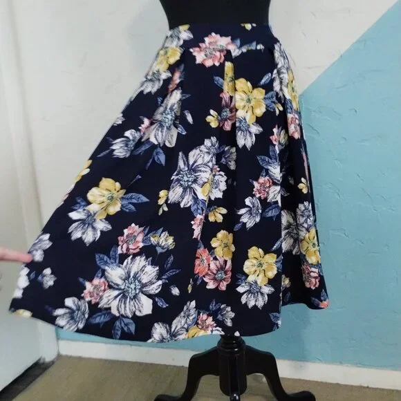 Haute Monde Floral Spring Full Skirt - Picture 4 of 7